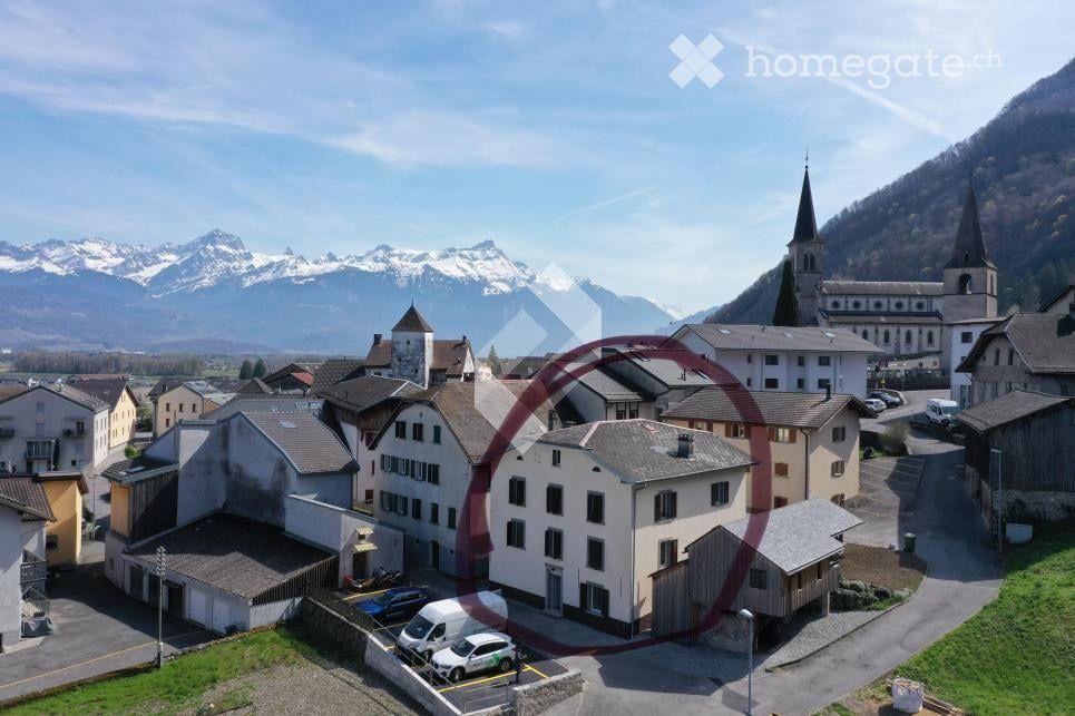 Duplex en attique 4.5 pièces, 148 m² - charpente apparente, vue panoramique — Vionnaz (VS) -  Bild 1