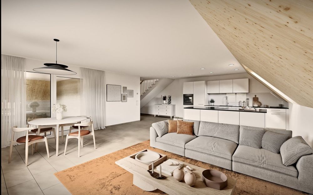 4.5-Zimmer-Maisonette in Stüsslingen  stilvoll, hell und durchdacht - Bild 1