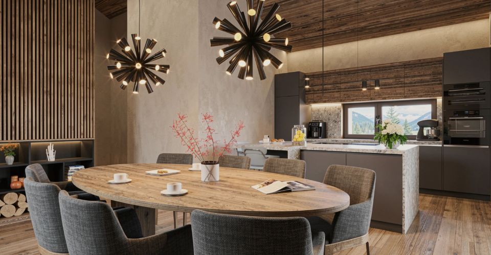Au Centre de Crans-Montana, Chalet de 6,5 pièces de haut stantding - Chalet 6.5 pièces - image - 3