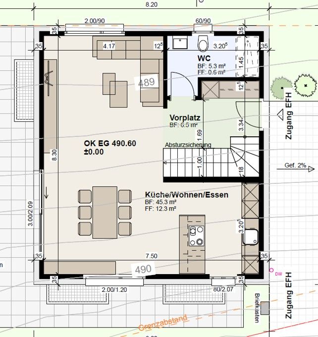 Neubau-Einfamilienhaus an ruhiger Lage in Hellsau -  Bild 3
