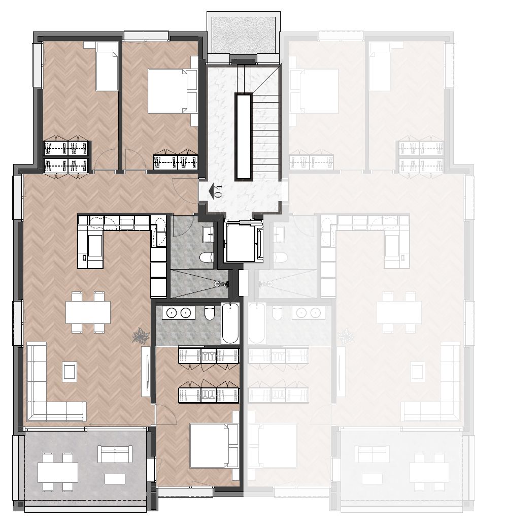 Nuova residenza Ammos ad Ascona - Primo piano con terrazza - Bild 9
