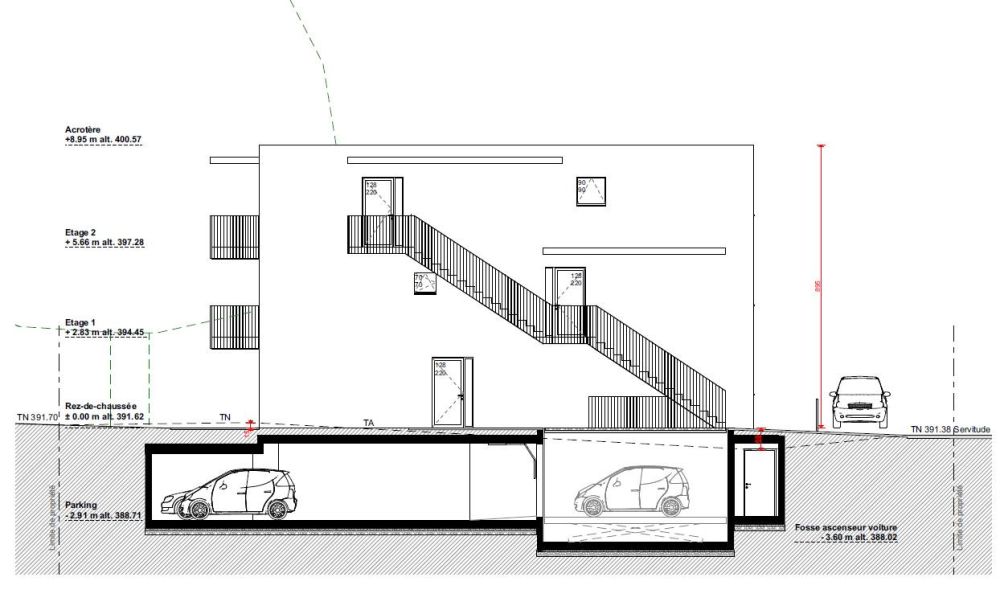 Projet neuf : Lot 3 ? 4.5 pièces de standing avec 2 balcons -  Bild 11