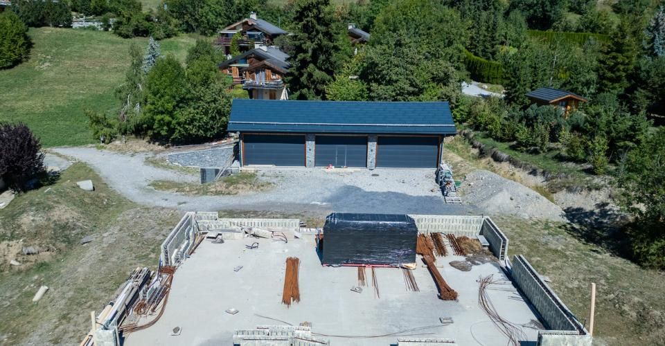 6000.Vue panoramique - Projet Chalet à vendre à Sergnou -Crans-Montana - Chalet 9.5 pièces - image - 5