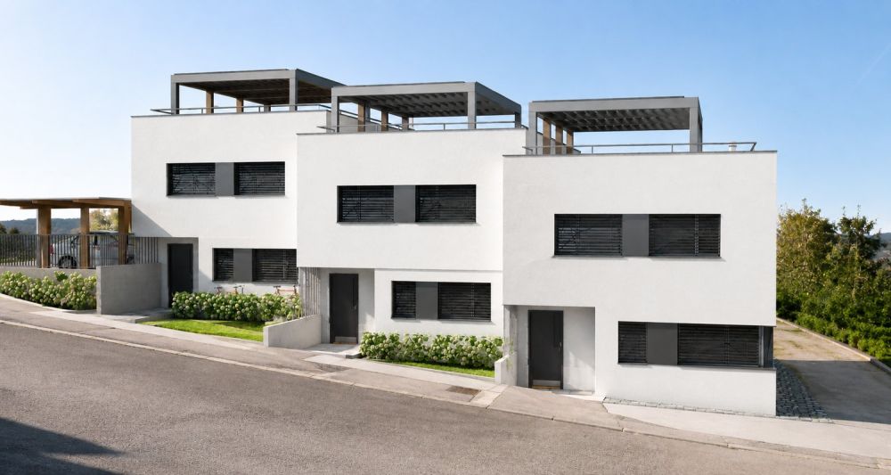 6 moderne Villen mit Panoramadach auf den Höhen von Saxon -  Bild 12