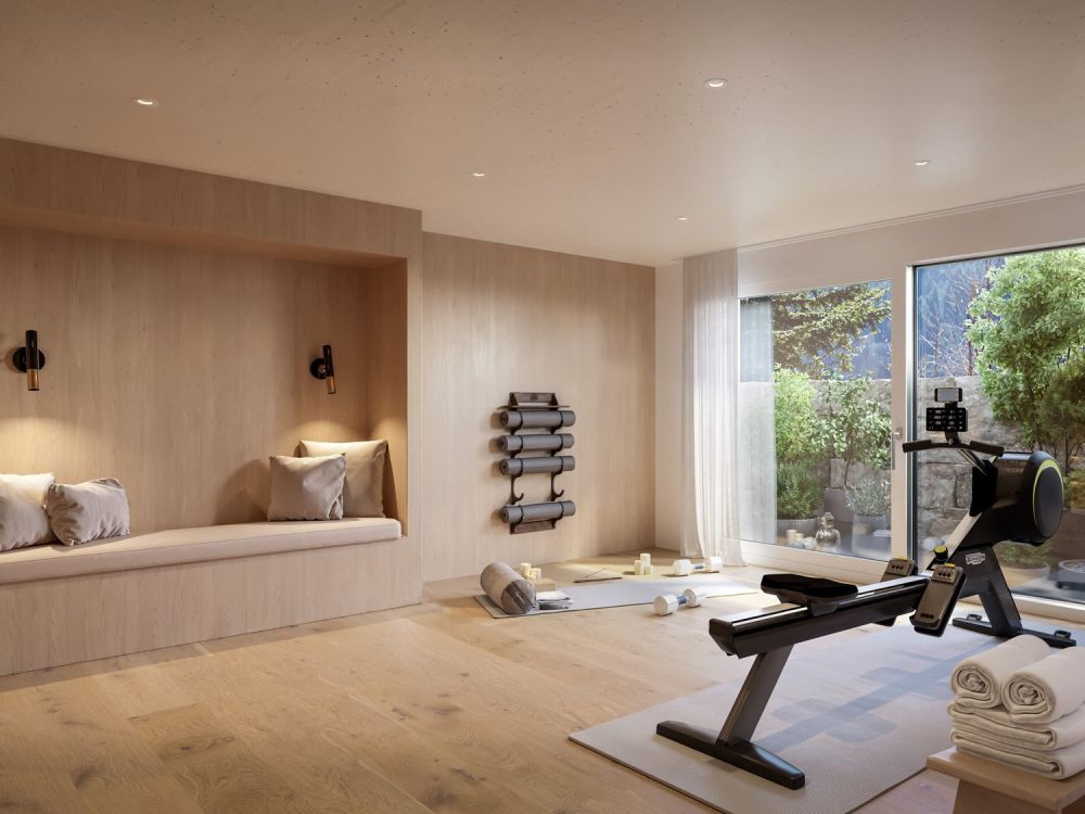 Alpine Hideaway - Exklusives Baugrundstück im Bergparadies - Fitnessraum