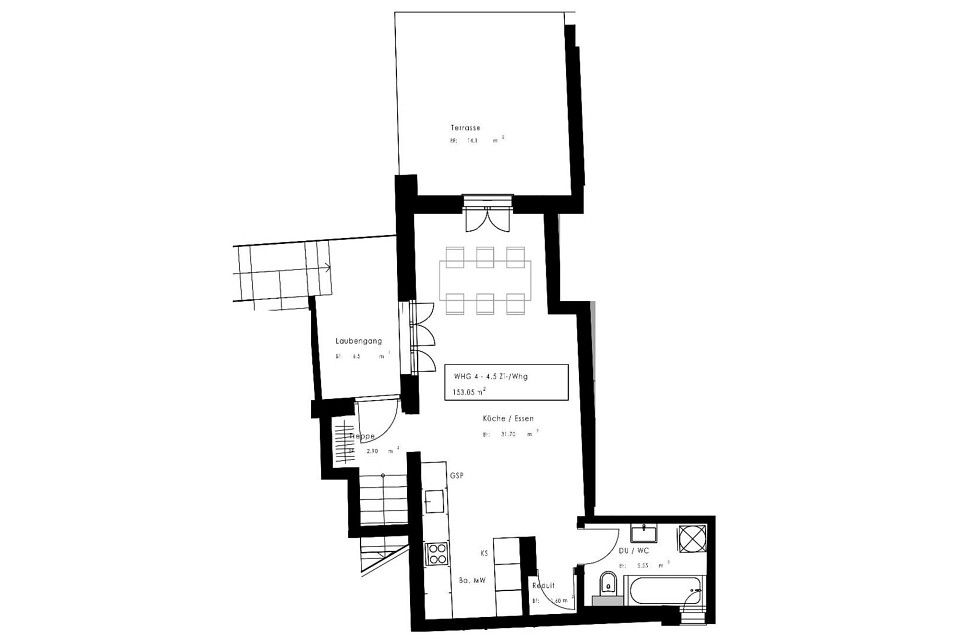 Grosse 4½-Zimmer Dachmaisonette -  Bild 11