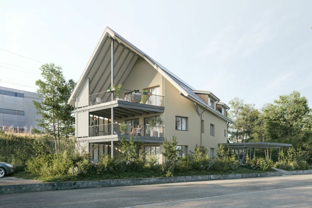 NEUBAU - Hochwertige 4.5-Zimmer-Dachwohnung in nachhaltiger Holzbauweise -  Bild 1