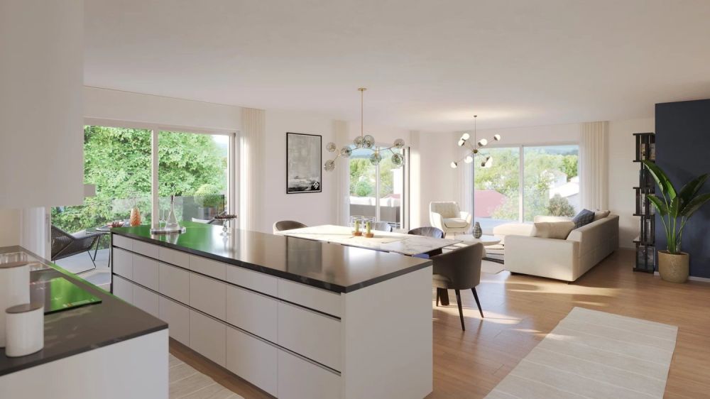 Zu Verkaufen 5-Zimmer-Wohnung im 1. Stock in Veyrier 35 m² Loggia -  Bild 2