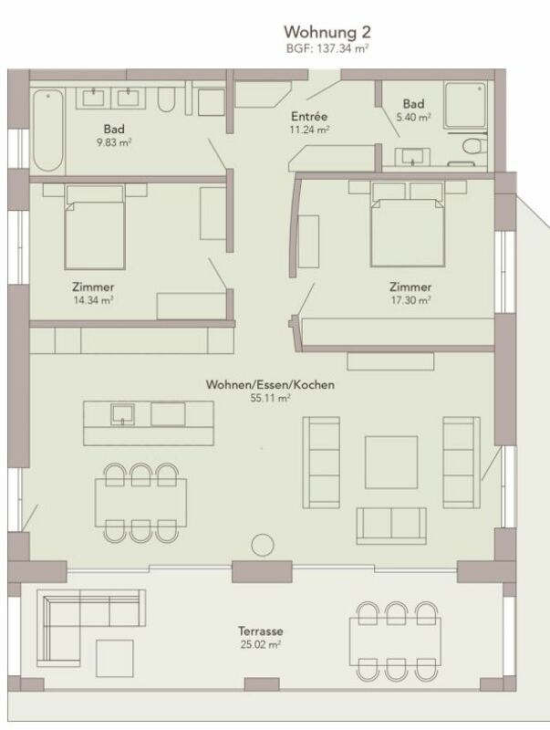 3.5-Zimmer-Wohnung EG ERSTWOHNSITZ -  Bild 5