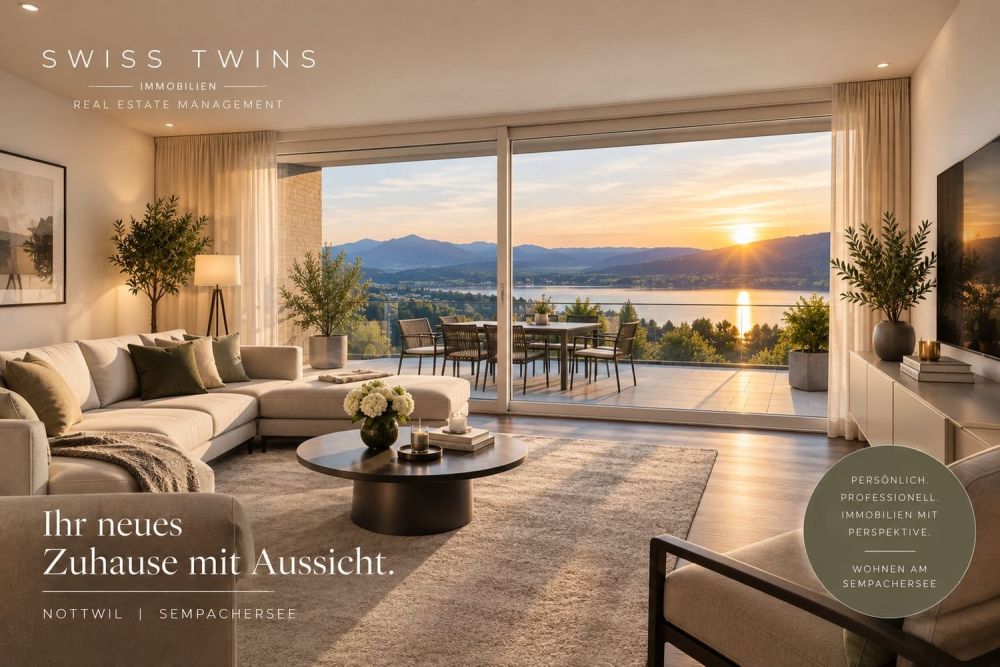Nottwil - Grosszügige 5-Zimmer-Eigentumswohnung mit Seeblick -  Bild 3