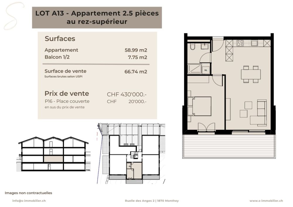 Nouvelle construction à Chamoson - Lot A13 -  Bild 2