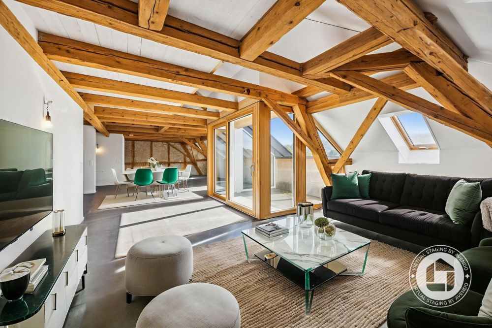 Exklusive 5.5-Zimmer-Dach-Maisonette mit Charme - Bild 1