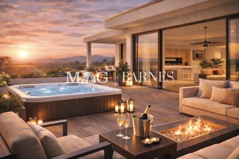 Collina d'Oro - Attico di nuova costruzione con terrazza panoramica - Bild 3