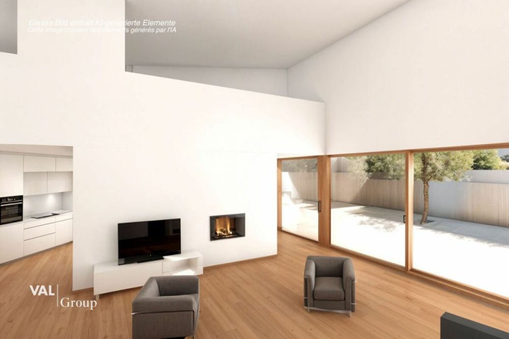 Bauland mit bewilligtem Einfamilienhaus an exklusiver, erhöhter Lage -  Bild 3