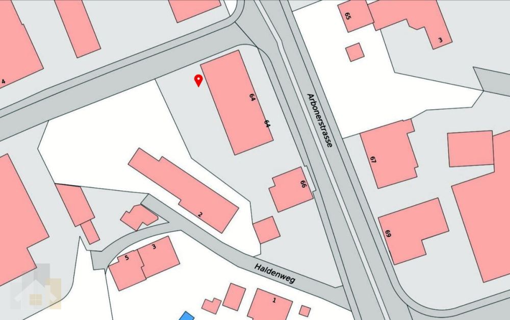 Bauland mit bewilligtem Gewerbeprojekt an gut erschlossener Lage in Ro - Katasterplan