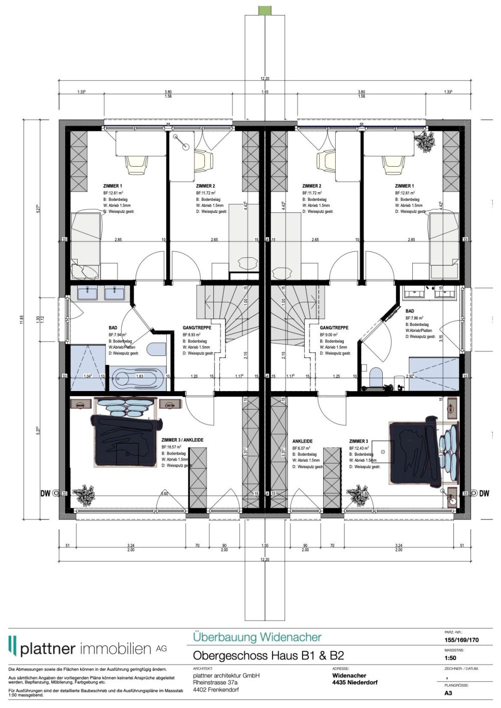 5.5-Zimmer-Doppeleinfamilienhaus Haus B1 Niederdorf -  Bild 10