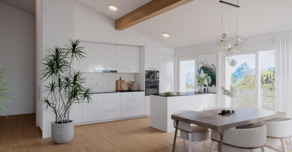 Nouvelle promotion - Résidence de 4 appartements en PPE à Collombey village - Appartement terrasse 3.5 pièces - image - 3
