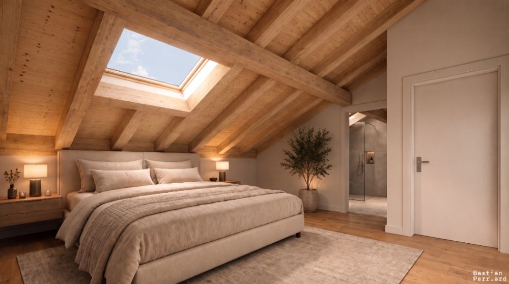 Exklusive Gelegenheit: neues Blockhaus mit unverbauter Sicht -  Bild 4