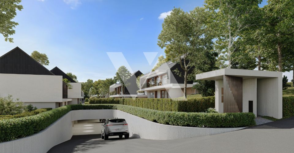 A vendre en construction - Villa mitoyenne d'exception avec jardin, terrasse et balcon - Maison contiguë 6.5 pièces - image - 7