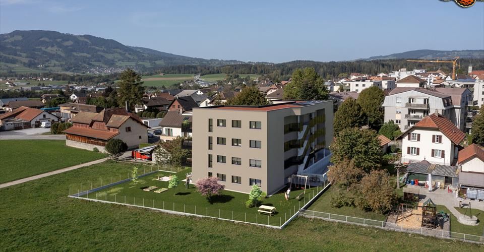 Superbe 4½ pièces à Broc avec grand balcon couvert ! - Appartement 4.5 pièces - image - 6