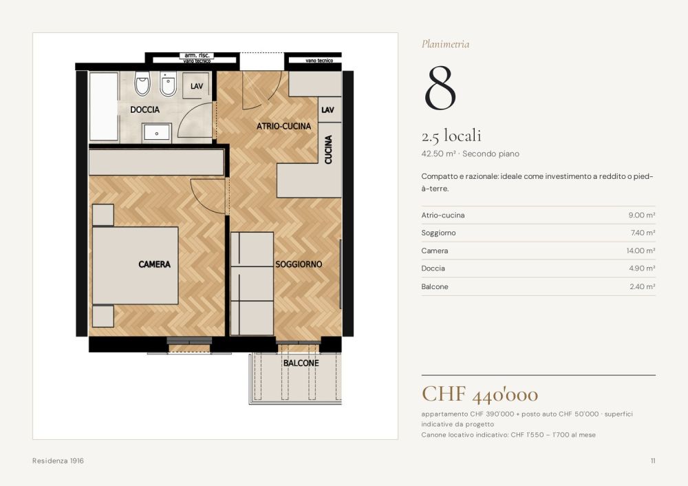 Nuovo 2.5 locali a Montagnola – ideale anche come investimento -  Bild 4
