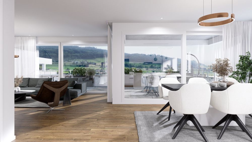 Wohnüberbauung ALZBACHFELD Reinach - 3.5-Zimmer-Attika-Eigentumswohnungen - Bild 1