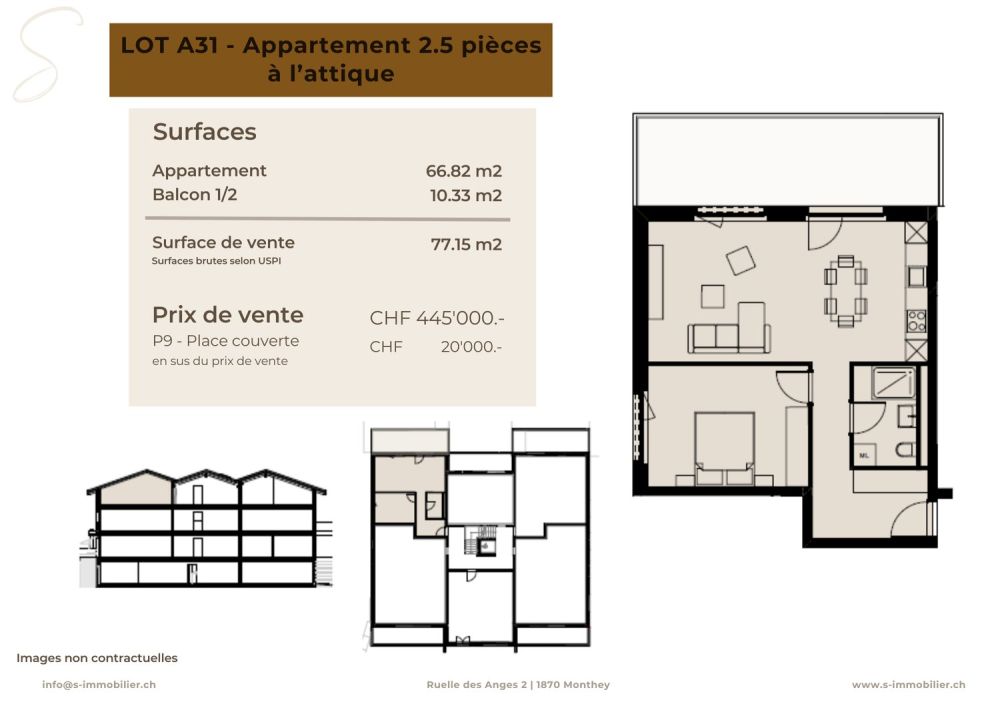 Nouvelle construction à Chamoson - Lot A31 -  Bild 2