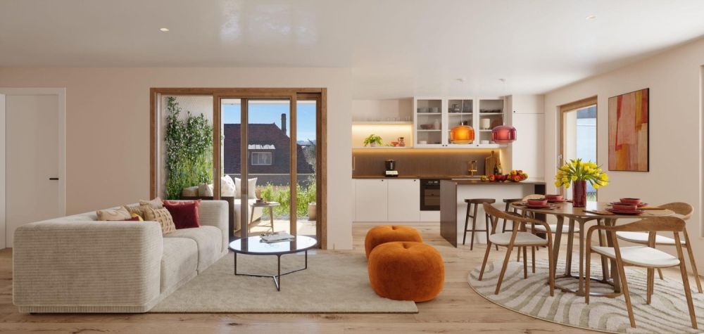 Schönes 3.5-Zimmer-Neubau mit Loggia und privatem Garten -  Bild 3