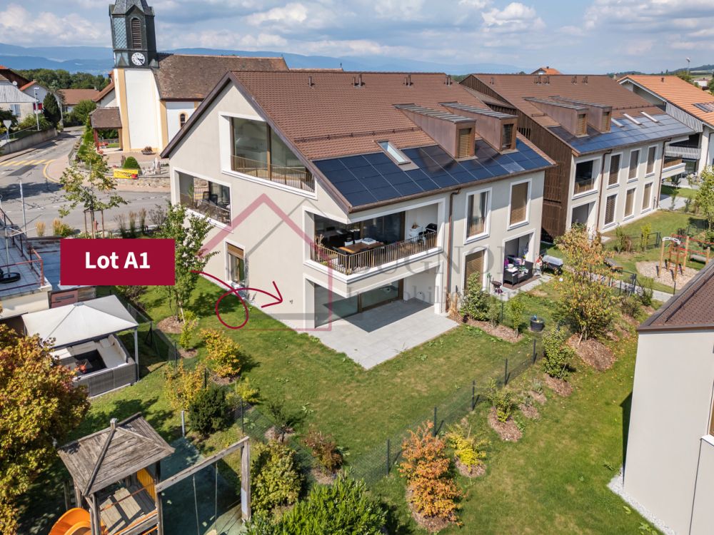 Appartement PPE de 4,5 pièces de 128 m2 avec jardin privatif -  Bild 4