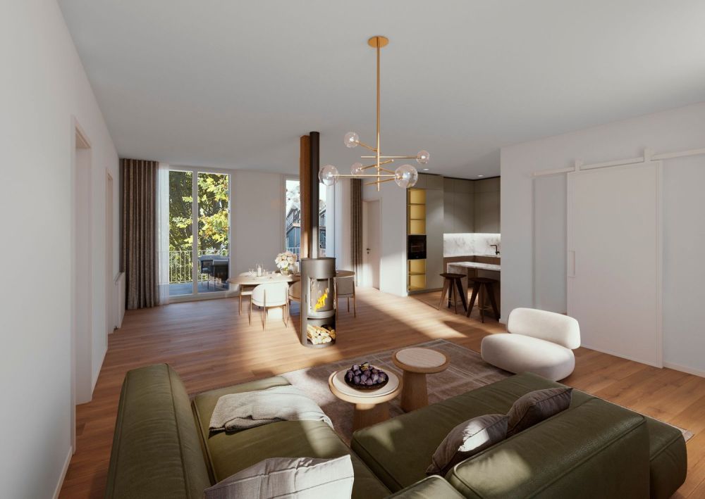 Helle 3.5-Zimmer-Erdgeschosswohnung mit Balkon (EG Saal) - Image 3