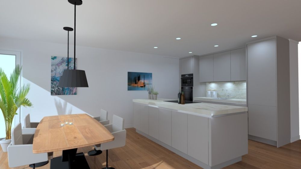 Neubau: Exklusive 5.5 Zimmer Attika-Wohnung mit Panoramasicht und 1... - Küche, Essen