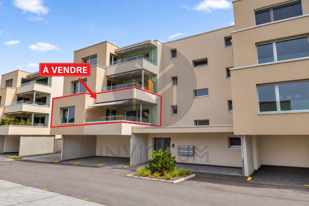 Superbe 4.5 pièces de 138 m² avec spacieuse loggia sur les hauteurs -  Bild 1