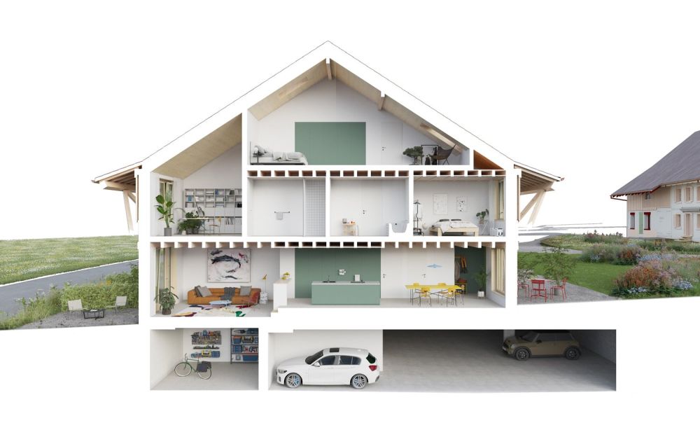 Neubauprojekt Areal Zinzikon - sechs grosszügige Reiheneinfamilienhäuser - Bild 5