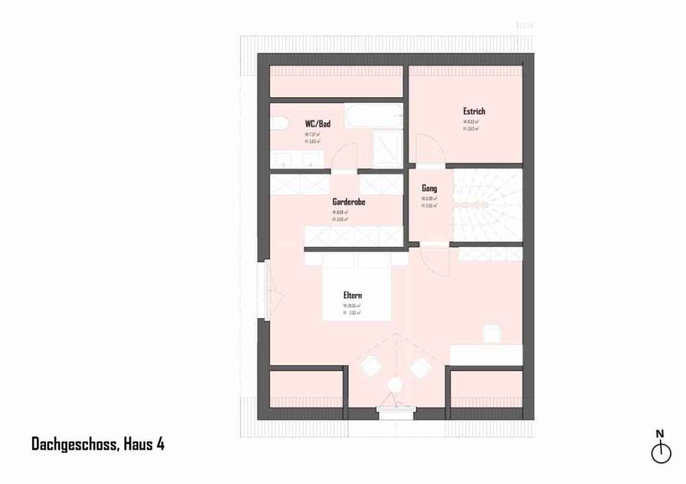 Haus 4 / 7.5 Zimmer Einfamilienhaushälfte am Bach -  Bild 13