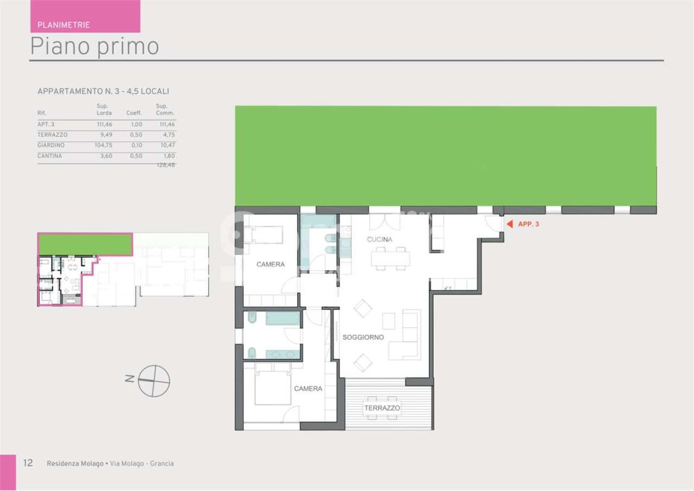 App. 2.5 - Nuova Residenza Molago Grancia - Bild 11