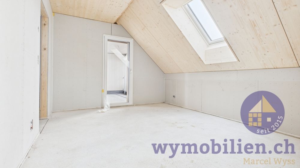 3.5 Zimmer + Galerie - Jetzt Rohbau besichtigen! - Zimmer mit Ausgang auf den Balkon (22.12.2025)