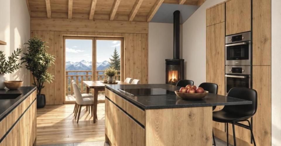 Magnifique attique 4.5 pcs en construction - Attique 4.5 pièces - image - 5