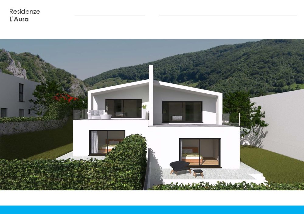 Casa bifamiliare moderna a Monteggio con vista panoramica - Bild 1