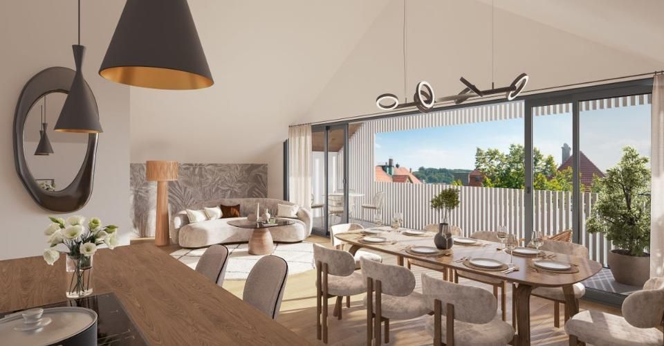 Lot A - Duplex traversant de 3,5 pièces avec terrasse - Duplex 3.5 pièces - image - 11