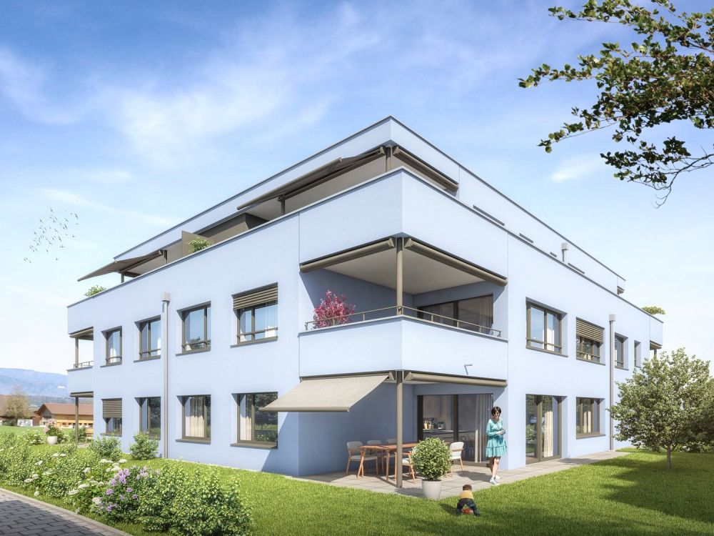Wohnen mit Blick auf den Jura. -  Bild 1