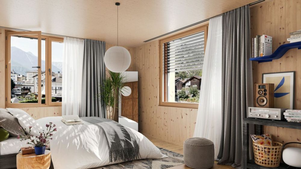 Aussergewöhnliche 5.5-Zimmer Attikawohnung in Steg - Bild 4