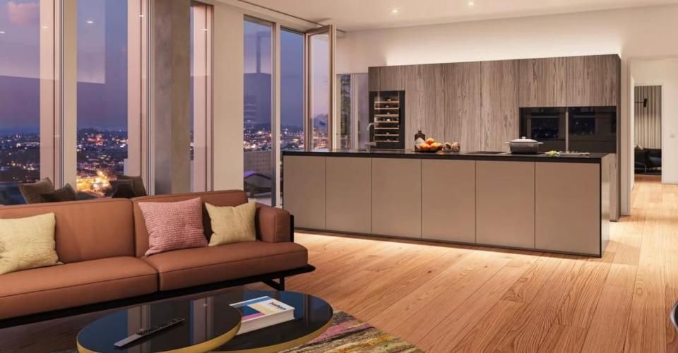 Skylevel im 34. Stock, atemberaubendes wohnen über den Wolken - Appartement 3.5 pièces - image - 4