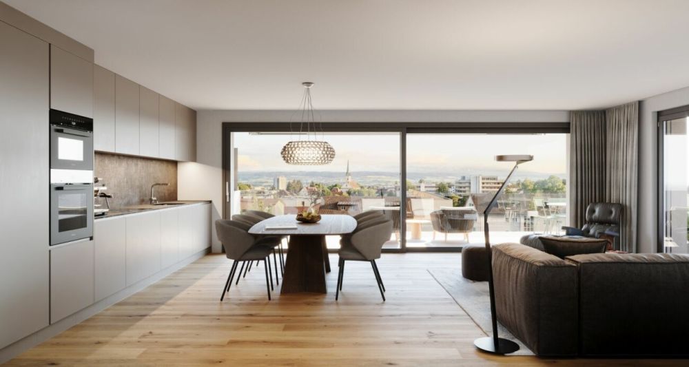 2.5-Zimmer-Neubauwohnung mit atemberaubender Aussicht -  Bild 2
