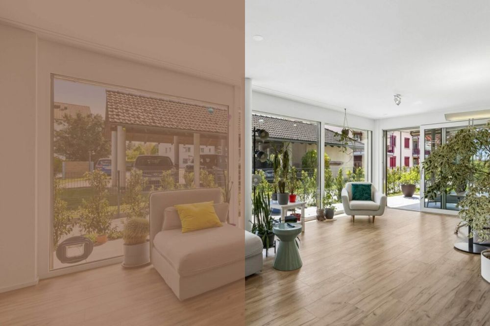 Neuwertige 2.5-Zimmer-Gartenwohnung mit viel Tageslicht - Heller Wohnraum mit Gartenzugang