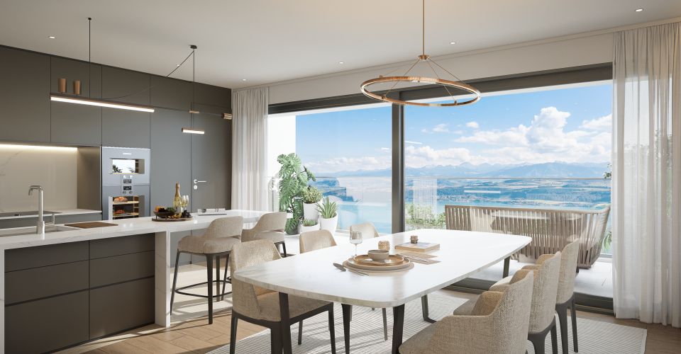 VILLA PANORAMA – Villas contemporaines avec vue sur le lac de Neuchâtel - Maison 5.5 pièces - image - 3