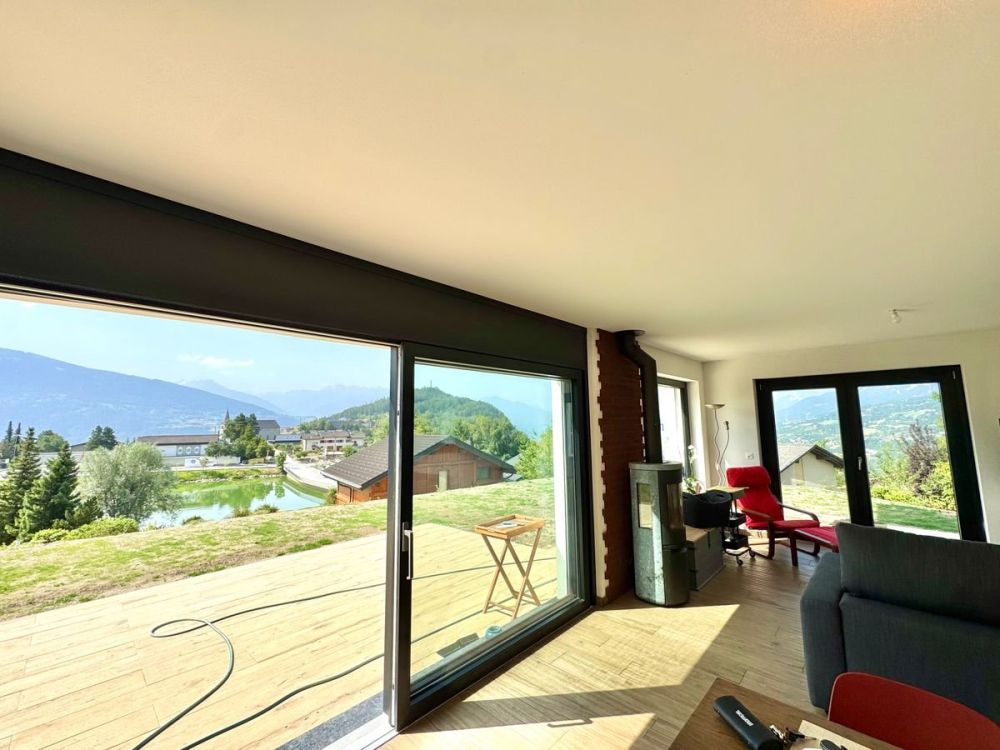 Maison neuve à Lens avec jardin et vue panoramique sur les montagnes et le lac -  Bild 6