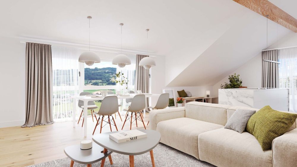 5.5- Zimmer Maisonette Wohnung mit Galerie und Süd - Dachterrasse -  Bild 5