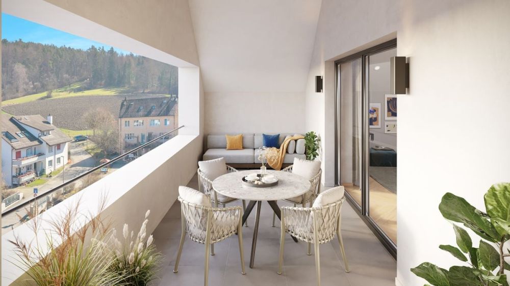 Grosszügige 4½ Zimmer-Wohnung im 1. Dachgeschoss mit Loggia -  Bild 1