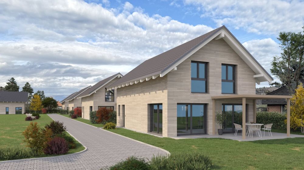 Neubau von 5 EFH mit inkl. je 2 Einstellhallenplätze ab1'060'000 Sfr. -  Bild 2