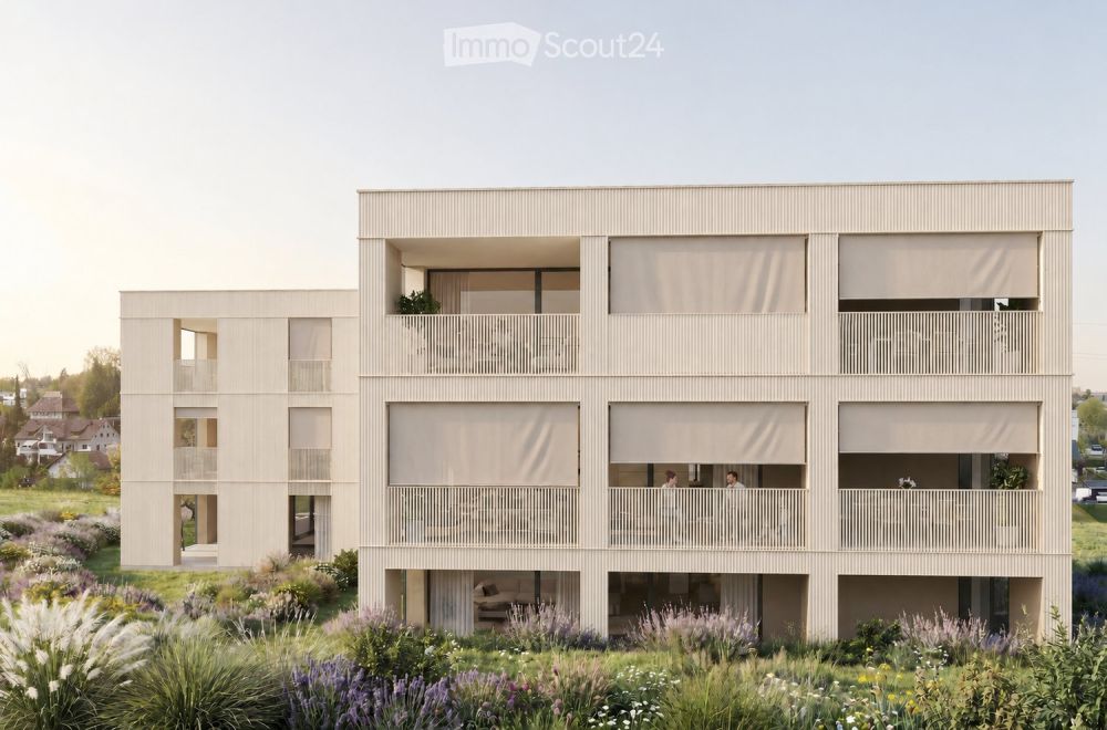 Appartement neuf de 5.5 pièces avec balcon à Corminboeuf -  Bild 1